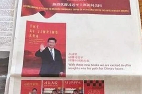 Với việc đăng quảng cáo trên New York Times, trong bảng xếp hạng sách bán trên trang Amazon, quyển sách viết về Tập Cận Bình đã nhảy từ vị trí thứ 1.2 triệu lên vị trí thứ 60.000, với 100 đến 300 quyển được bán ra mỗi ngày.