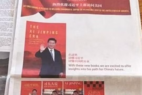 Với việc đăng quảng cáo trên New York Times, trong bảng xếp hạng sách bán trên trang Amazon, quyển sách viết về Tập Cận Bình đã nhảy từ vị trí thứ 1.2 triệu lên vị trí thứ 60.000, với 100 đến 300 quyển được bán ra mỗi ngày.