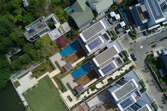 Một phần dự án Thảo Điền Sapphire nhìn từ trên cao. Nguồn Internet