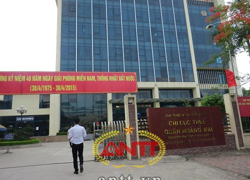 Trụ sở hoàng tráng của Chi cục thuế quận Hoàng Mai