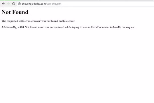 website http://chuyengiadaday.com đã không truy cập được.