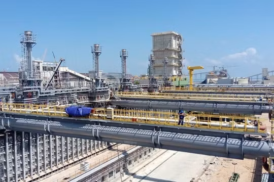 Một góc nhà máy gang thép Formosa Hà Tĩnh