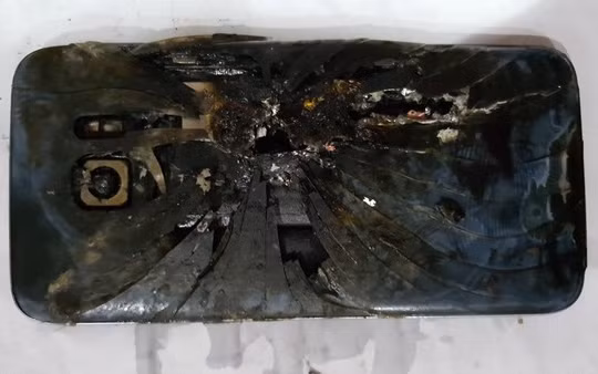 Chiếc Galaxy S7 edge đã phát nổ