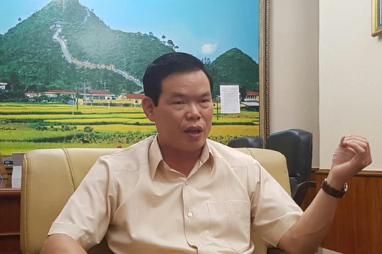 Ông Triệu Tài Vinh - Bí thư Tỉnh ủy Hà Giang (Ảnh: NTNN).