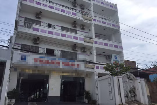 Khách sạn nơi ông Quang mất trộm tiền. Ảnh: NLĐ