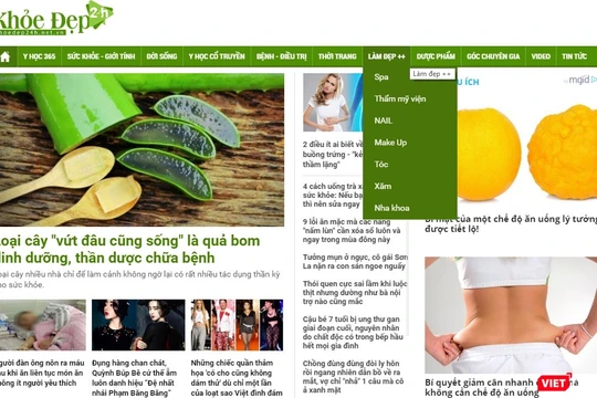 Một website vi phạm bị xử phạt