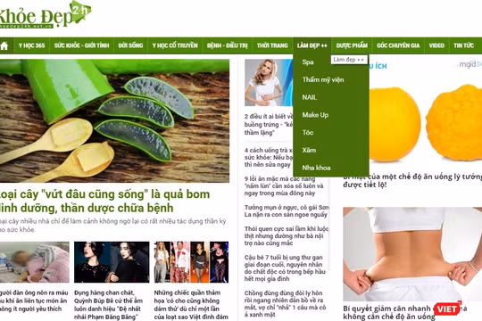 Một website vi phạm bị xử phạt