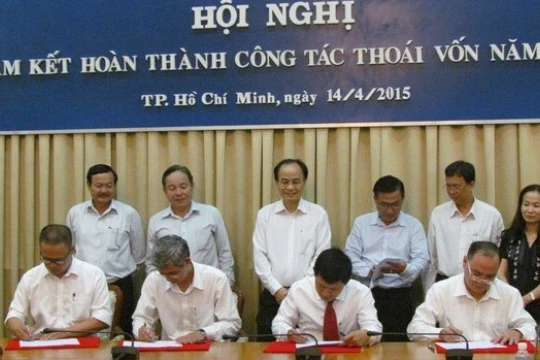 Các DN ký cam kết thoái vốn theo đúng lộ trình