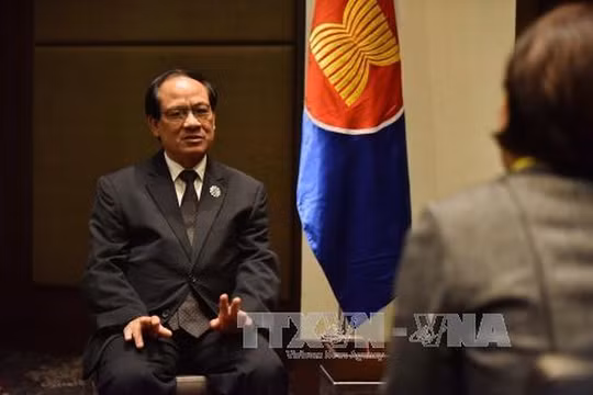 ông Lê Lương Minh - Thứ trưởng Bộ Ngoại giao đang biệt phái làm Tổng Thư ký Hiệp hội các quốc gia Đông Nam Á (ASEAN). Ảnh: TTXVN