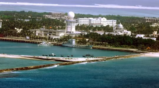 Ảnh: Đảo Phú Lâm tên quần đảo Hoàng Sa của Việt Nam đang bị Trung Quốc chiếm đóng trái phép