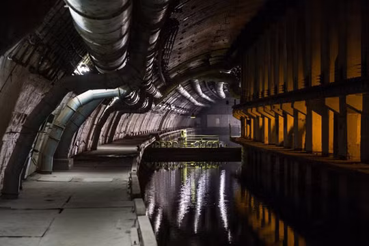 Video khám phá căn cứ tàu ngầm tối mật tại Crimea - Nga