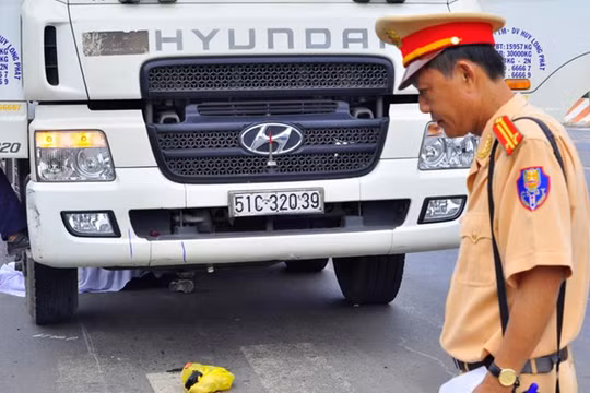 Một vụ tai nạn giao thông trên địa bàn Đồng Nai.