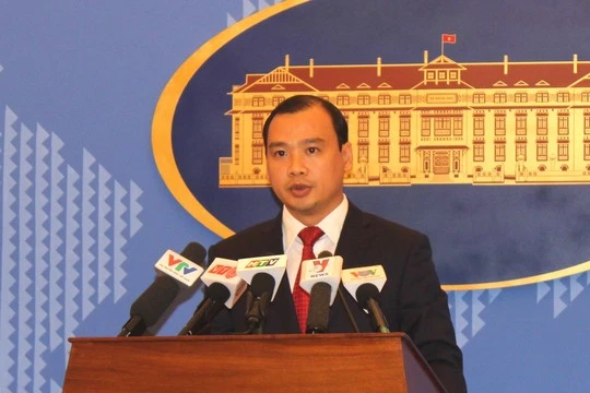 Người phát ngôn Bộ Ngoại giao Việt Nam Lê Hải Bình. Ảnh: Dương Ngọc