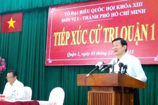 Chủ tịch nước Trương Tấn Sang: Tôi đã toàn tâm toàn ý nỗ lực thực hiện nhiệm vụ