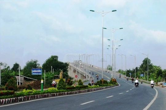 Huyện Mỏ Cày Bắc, tỉnh Bến Tre. Ảnh minh họa