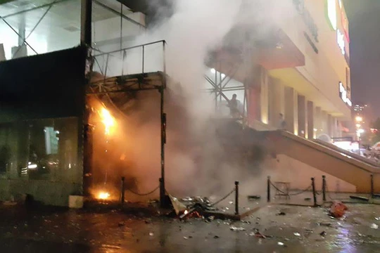 Vụ cháy chung cư Hồ Gươm Plaza, (đường Trần Phú , Hà Đông, Hà Nội) ngày 26/11/2017. Ảnh: Vneconomy