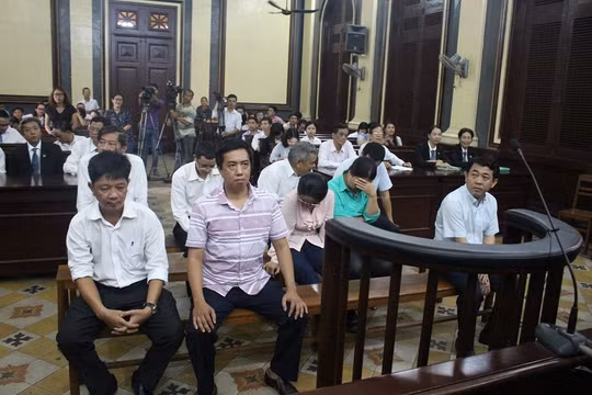 Phiên sơ thẩm vụ án tại Công ty CP VN Pharma. Ảnh: Vietnamnet