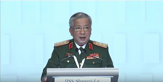 Thượng tướng Nguyễn Chí Vịnh tại Đối thoại Shangri-la 