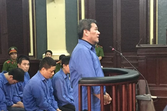 Bị cáo Dương Thanh Cường tại tòa.