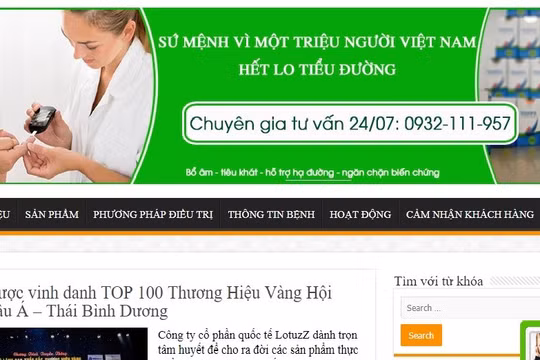 Website vừa chịu xử phạt