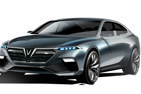 Đồ họa 3D xe mẫu của Vinfast. Nguồn: Vinfast