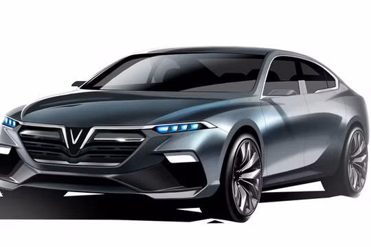 Đồ họa 3D xe mẫu của Vinfast. Nguồn: Vinfast