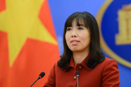 Người phát ngôn Bộ Ngoại giao Lê Thị Thu Hằng - Ảnh: Bộ Ngoại giao Việt Nam 