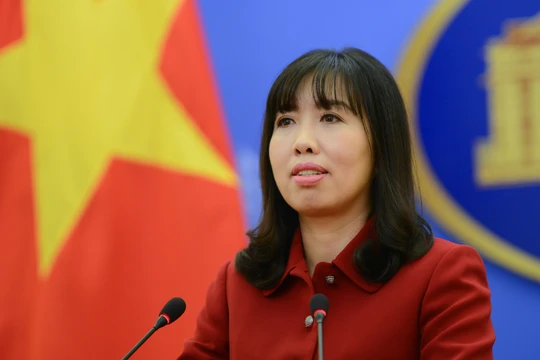 Người phát ngôn Bộ Ngoại giao Lê Thị Thu Hằng - Ảnh: Bộ Ngoại giao Việt Nam 