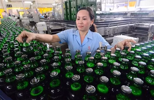 Sản xuất tại Sabeco