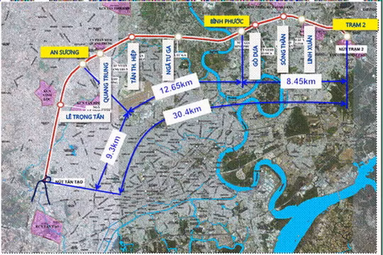 Tổng thể tuyến đường trên cao số 5