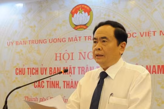 Ông Trần Thanh Mẫn,tân Chủ tịch Ủy ban Trung ương MTTQ Việt Nam khoá VIII.