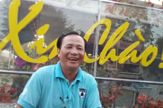 Nụ cười trở lại trên môi của ông Tấn sau khi ông được các cơ quan chức năng bãi bỏ các quyết định xử lý hình sự ôngẢnh: Công Nguyên