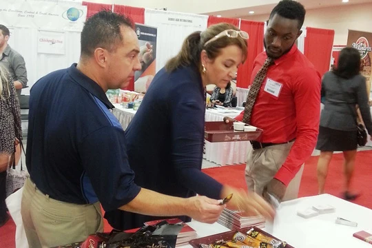 Cà phê G7 tại một hội chợ ở Miami (Mỹ) hồi tháng 11.