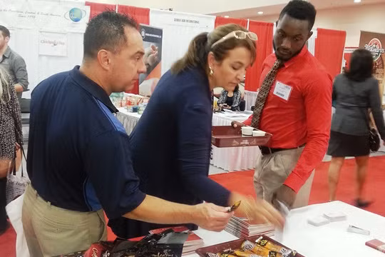 Cà phê G7 tại một hội chợ ở Miami (Mỹ) hồi tháng 11.