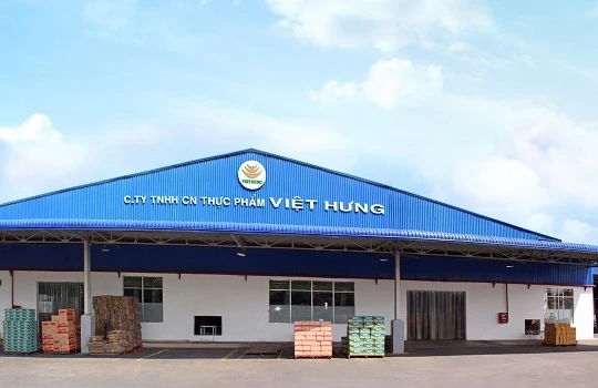 Công ty TNHH Công nghiệp thực phẩm Việt Hưng, tổng vốn đầu tư đăng ký 47,6 triệu USD.