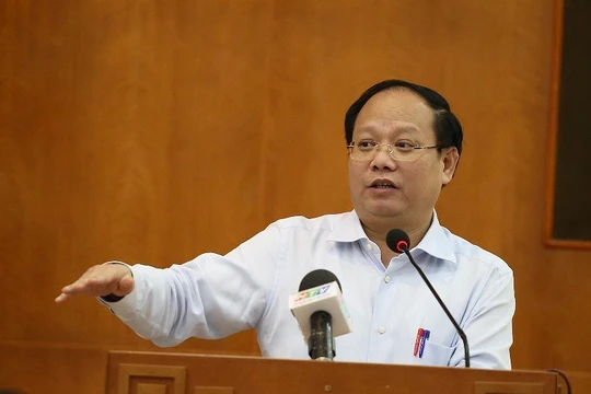 Phó Bí thư Thường trực Thành ủy TP.HCM Tất Thành Cang. Ảnh: POL