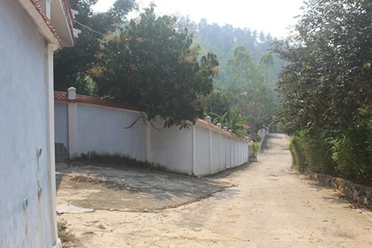 Biệt phủ vi phạm của đại gia vàng Ngô Văn Quang.