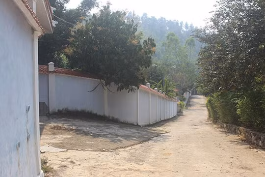 Biệt phủ vi phạm của đại gia vàng Ngô Văn Quang.