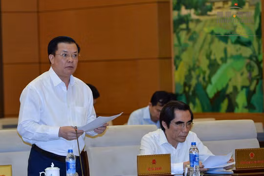 Bộ trưởng Tài chính Đinh Tiến Dũng. Ảnh Dân trí