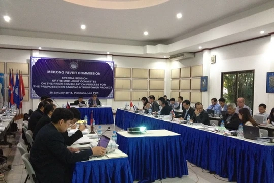 Toàn cảnh Phiên họp lần thứ 43 của Ủy ban Liên hợp Ủy hội sông Mekong quốc tế đã diễn ra tại Cần Thơ