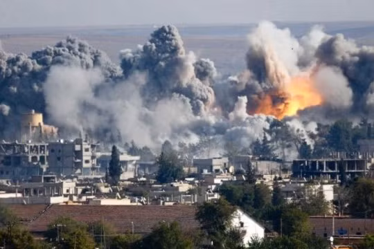 Một vụ không kích của liên quân tại Syria