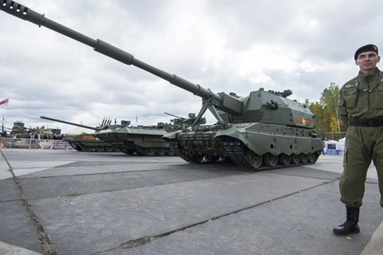 Pháo tự hành Coalition-SV - Ảnh: RIA