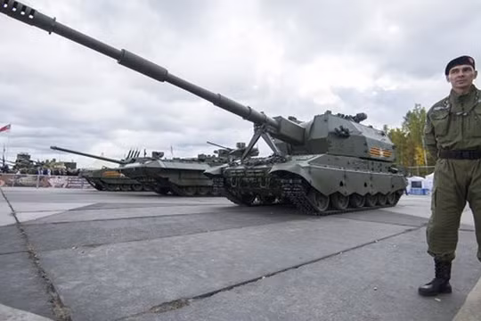 Pháo tự hành Coalition-SV - Ảnh: RIA