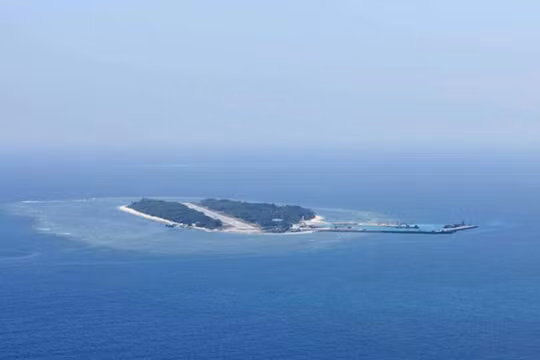 Đảo Ba Bình thuộc quần đảo Trường Sa của Việt Nam. Ảnh chụp ngày 23.3.2016