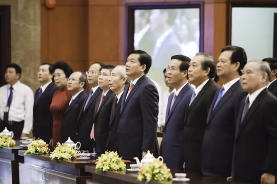 Lãnh đạo Đảng, Nhà nước tại lễ kỷ niệm