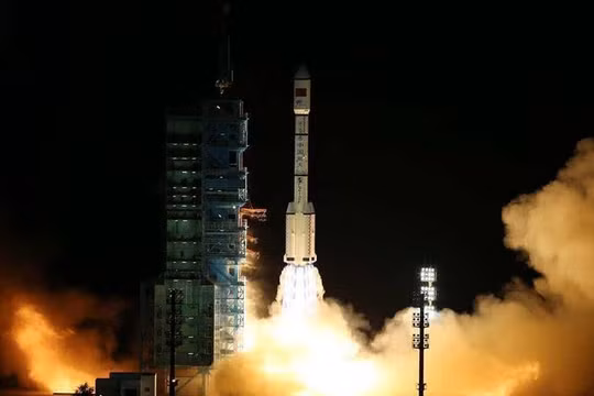 Tối ngày 15/9/2016, Trung Quốc phóng thành công Trạm thử nghiệm không gian Thiên Cung 2. Ảnh: Tân Hoa xã