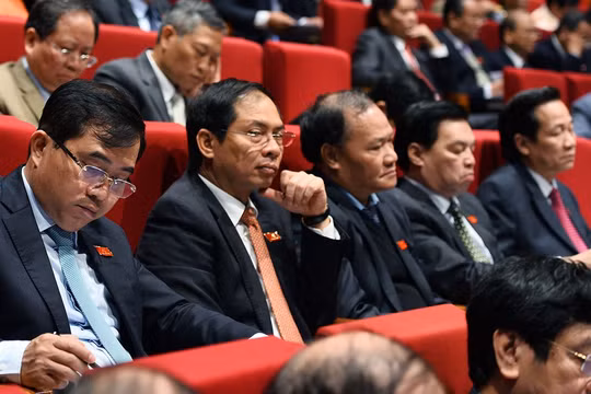 Các đại biểu tại Đại hội XII. Ảnh Hoàng Hà.