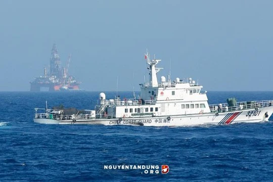 Giàn khoan Hải Dương 981 lại vào Biển Đông