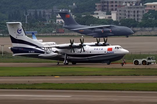 Hình ảnh thủy phi cơ lớn nhất thế giới AG600 của Trung Quốc (ảnh: National Interest)
