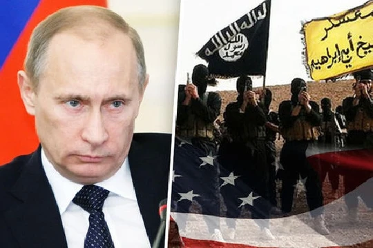 Nga đã chính thức buộc tội Mỹ hợp tác với IS (ảnh: Express)